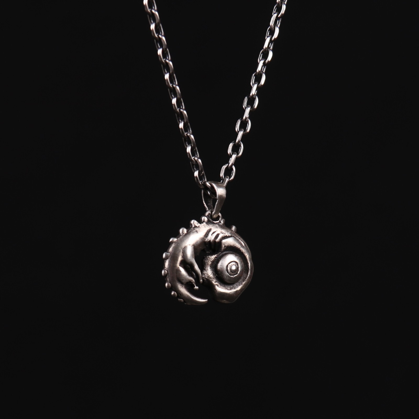 925 Sterling Silver NEON GENESIS EVANGELION Adam Pendant The 1st Angel Necklace