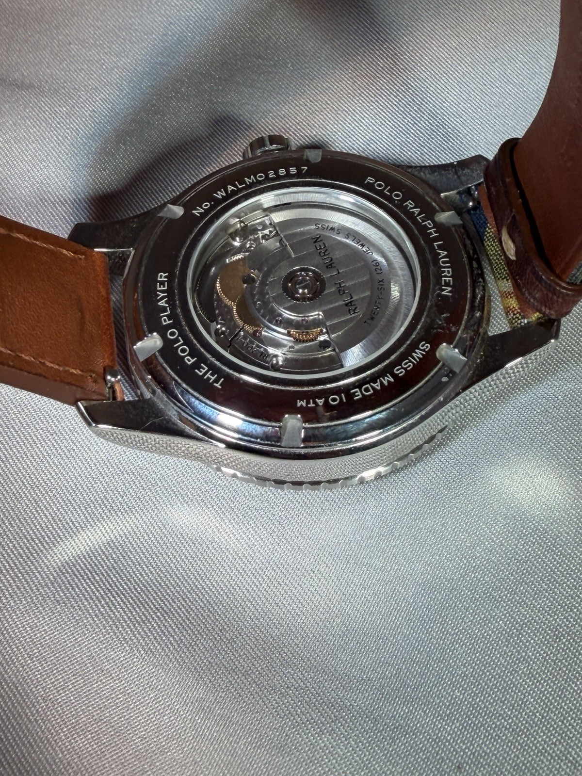 Polo Ralph Lauren Polo Player Automatic 42mm SS 10 ATM Green Dial Brown