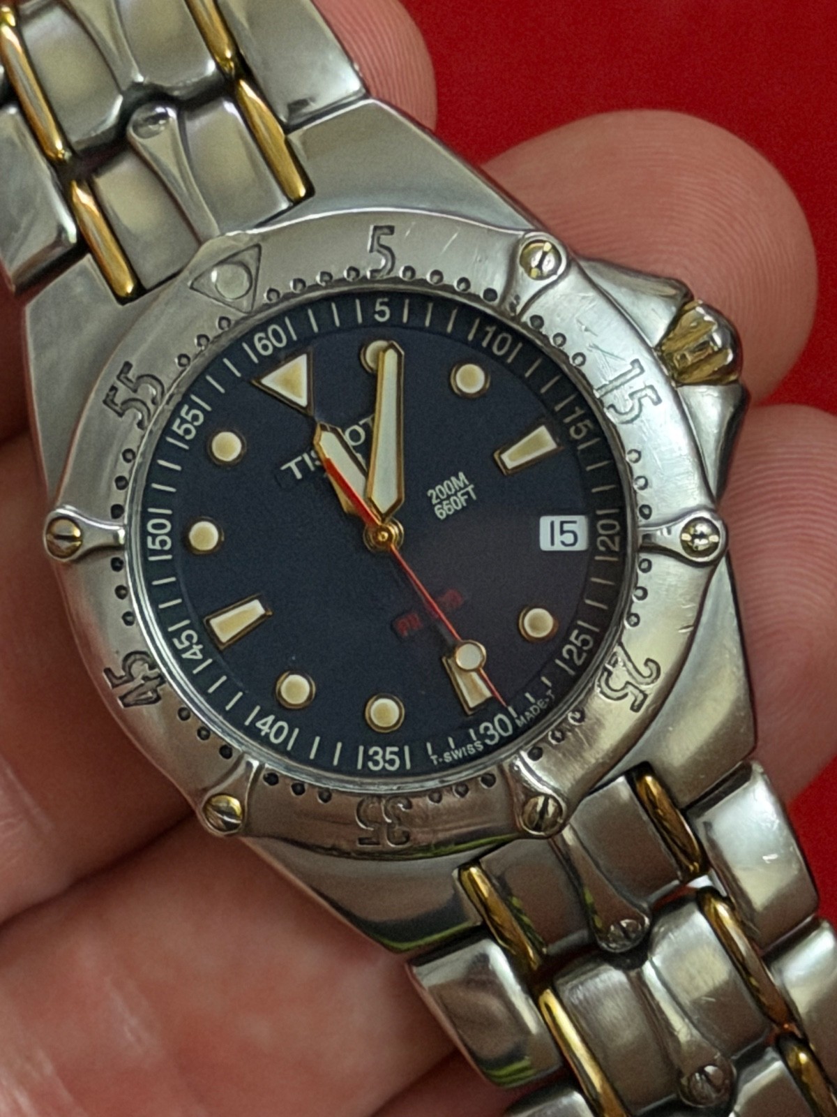 Vintage Tissot PR 200 Diver Men’s Watch P153/253 Swiss Made