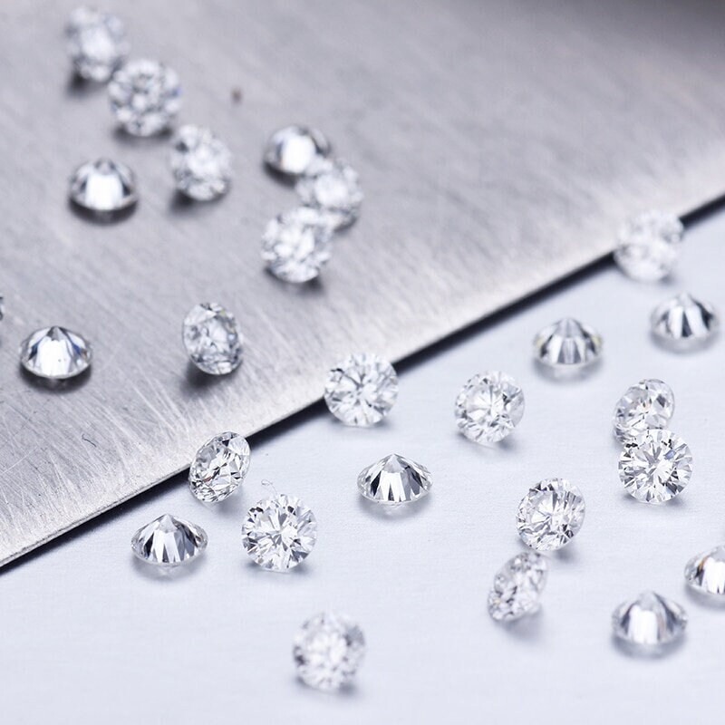 280 Pcs Loose Lab Grown CVD Diamond 0.90 MM Round D Color IF CLARITY Certified