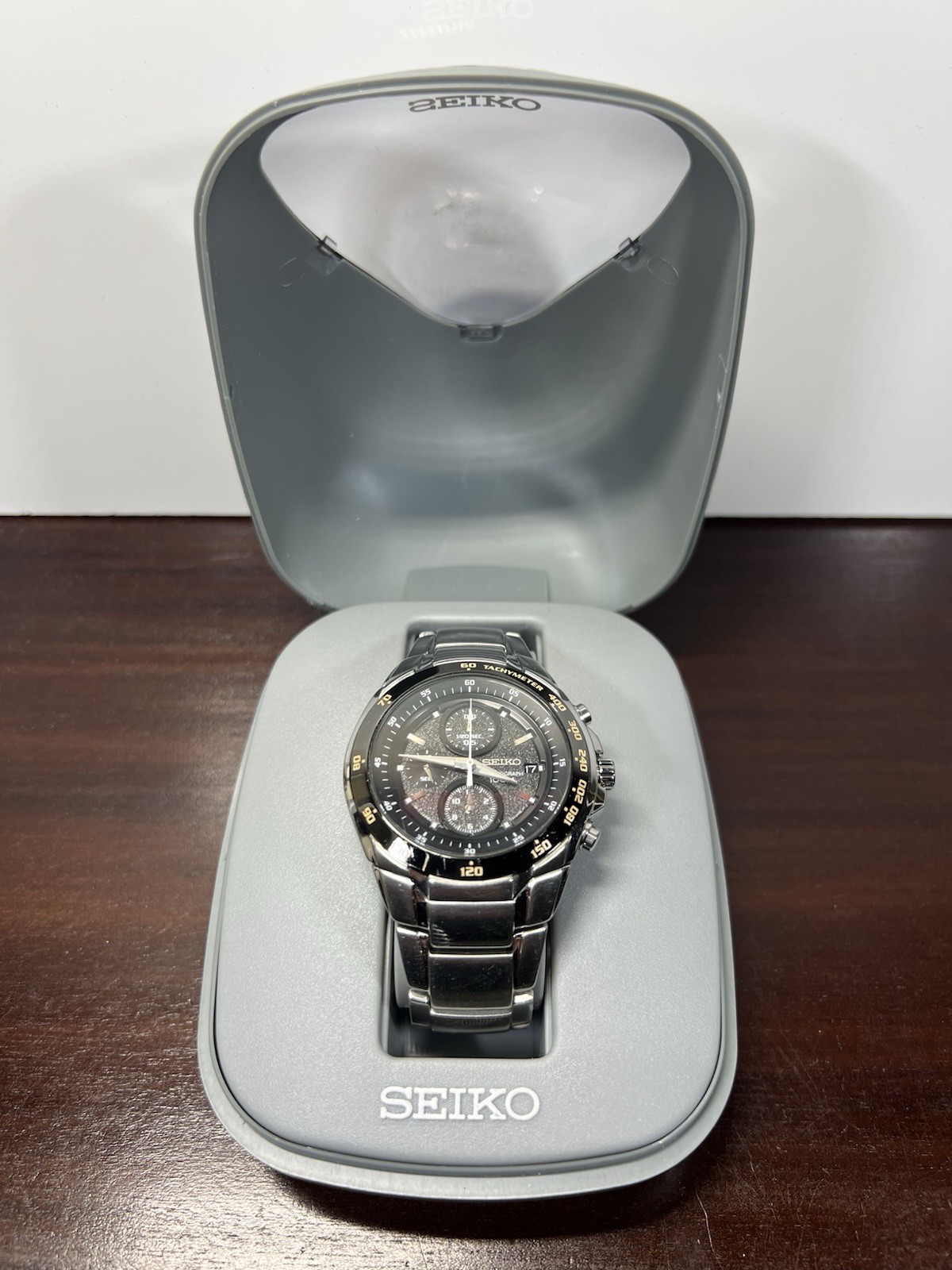SEIKO Speed Racer Chrono SND703P Men’s Date Quartz Watch 7T92-0HE0 10ATM Ø42mm