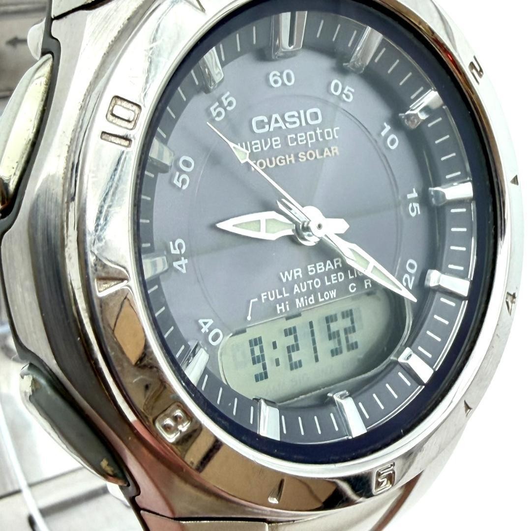 Casio WVA-400J Wave Ceptor Watch, Luminous Hands, Light, Men’s, Working ,