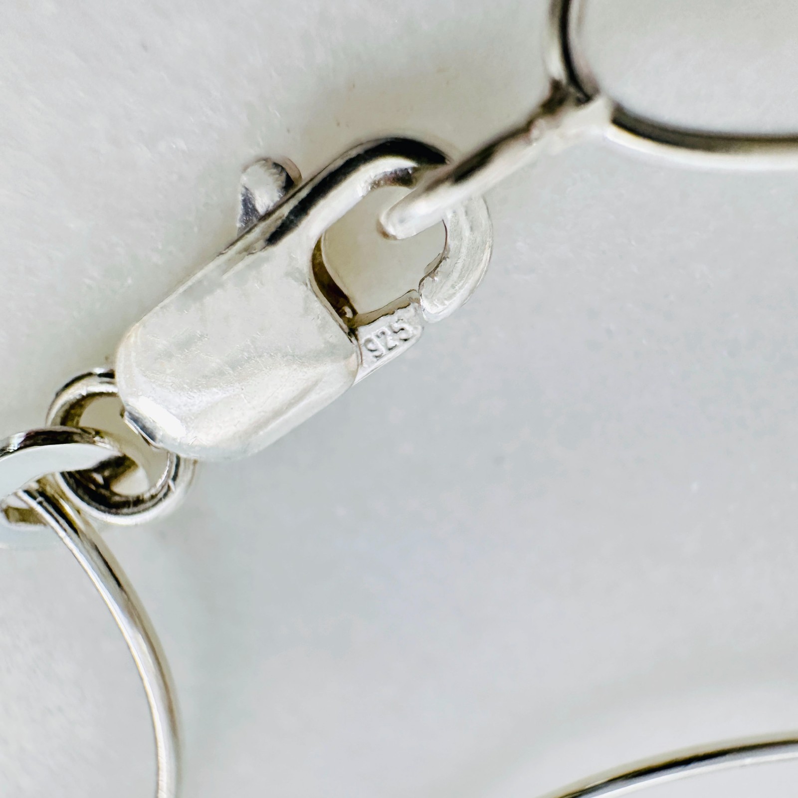 925 Sterling Silver Oval & Square Filigree Links Bracelet 6-10mm, 7 1/4″