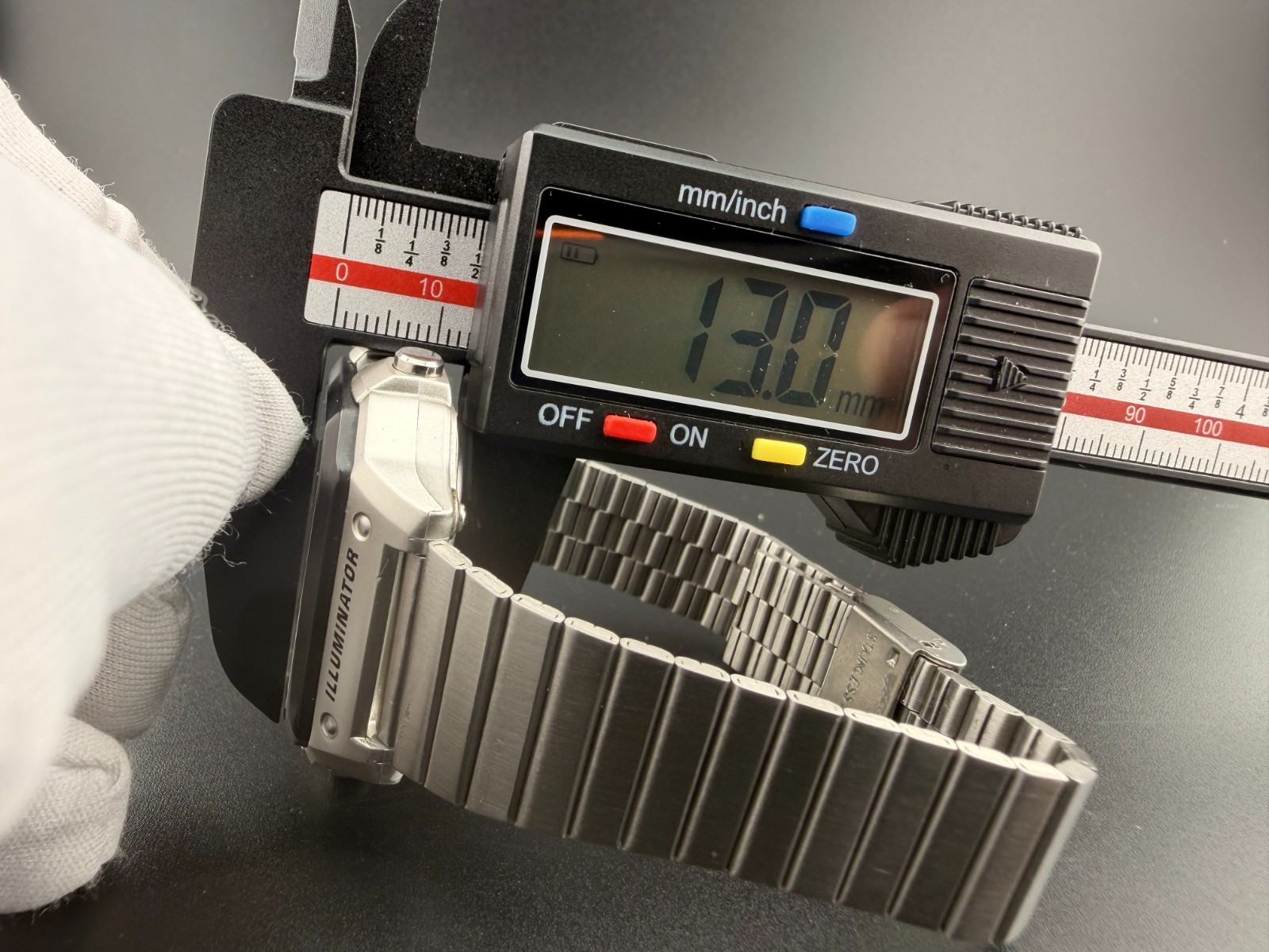 Casio Watch AE-1200WH Royale World Time Illuminator Silver w/ Original Bracelet