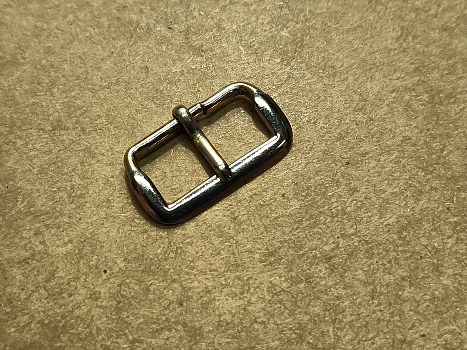 Vintage 40’s-50’s NOS Silver-Tone Sew In Watch Band Buckle With 16mm Interior
