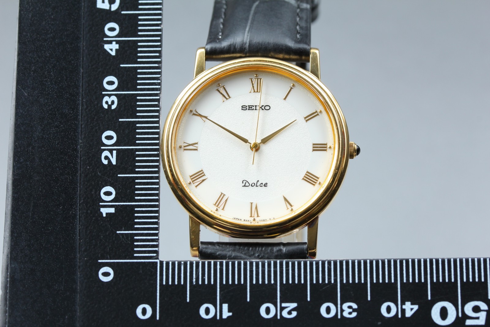 [Near MINT] SEIKO Dolce 8N41-7030 32mm White Dial Quartz Men’s Vintage Watch