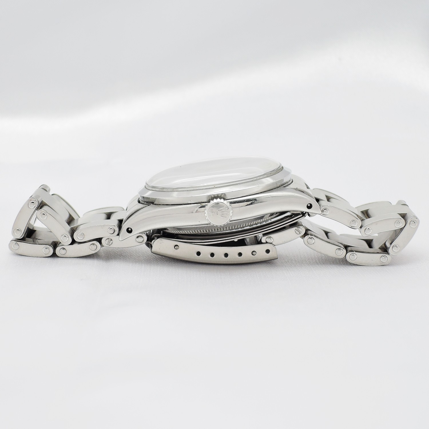 ROLEX ExplorerⅠ 36mm Black Dial 6150 17.5cm AT SS Watch Working C007967