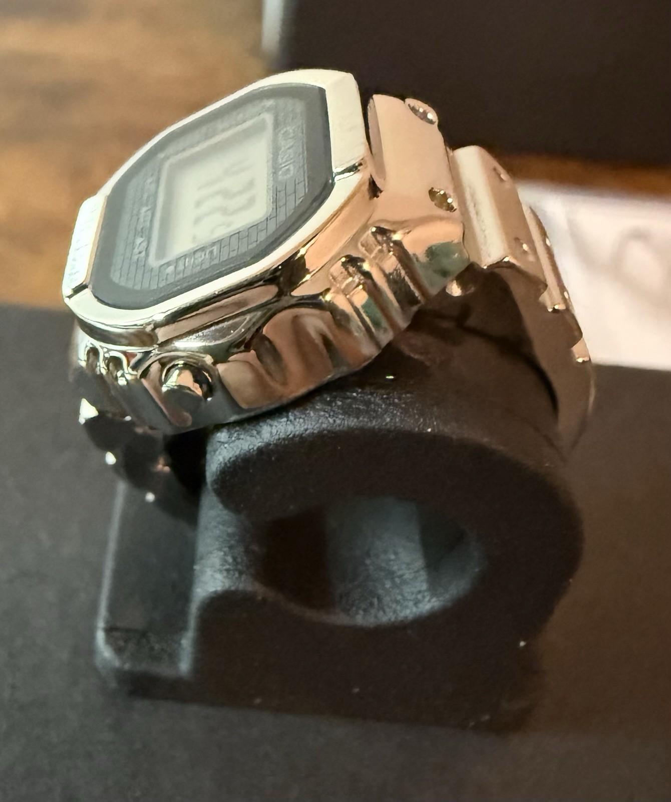 Casio Sliver Digital Steel Ring Watch CRW001-1 *Brand New*