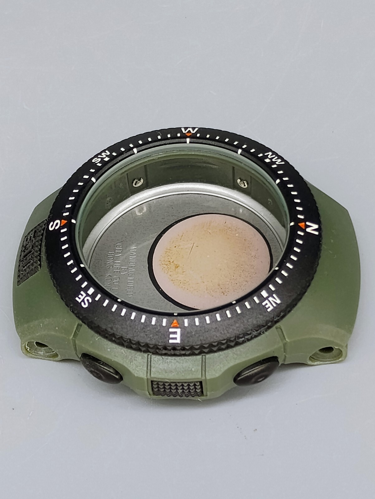 5.11 Tactical Series Watch Parts Case Only model 59245 Green with Compass Bezel