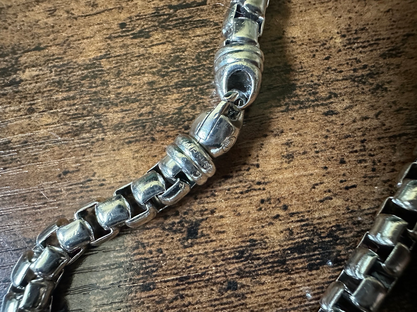 David Yurman Box Chain Necklace in Sterling Silver – 7.3mm – 20″ – FREE SHIP