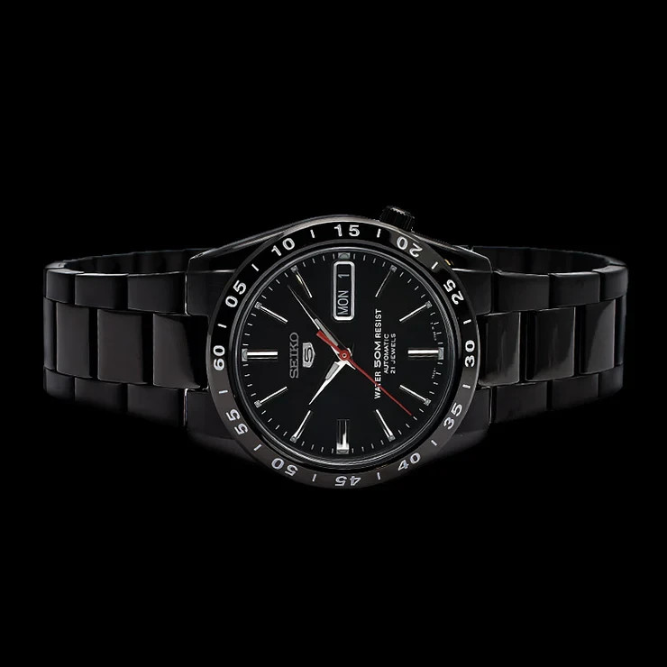 Seiko 5 Automatic SNKE03K1(SNKE03KC) Black Dial 21 Jewels Men’s Watch NEW Japan
