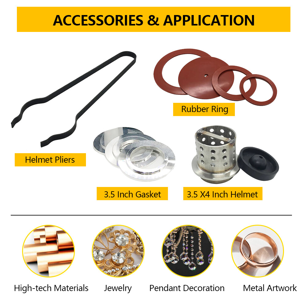 Jewelry Lost Wax Cast Combination Vacuum Investing Casting Investment Machine