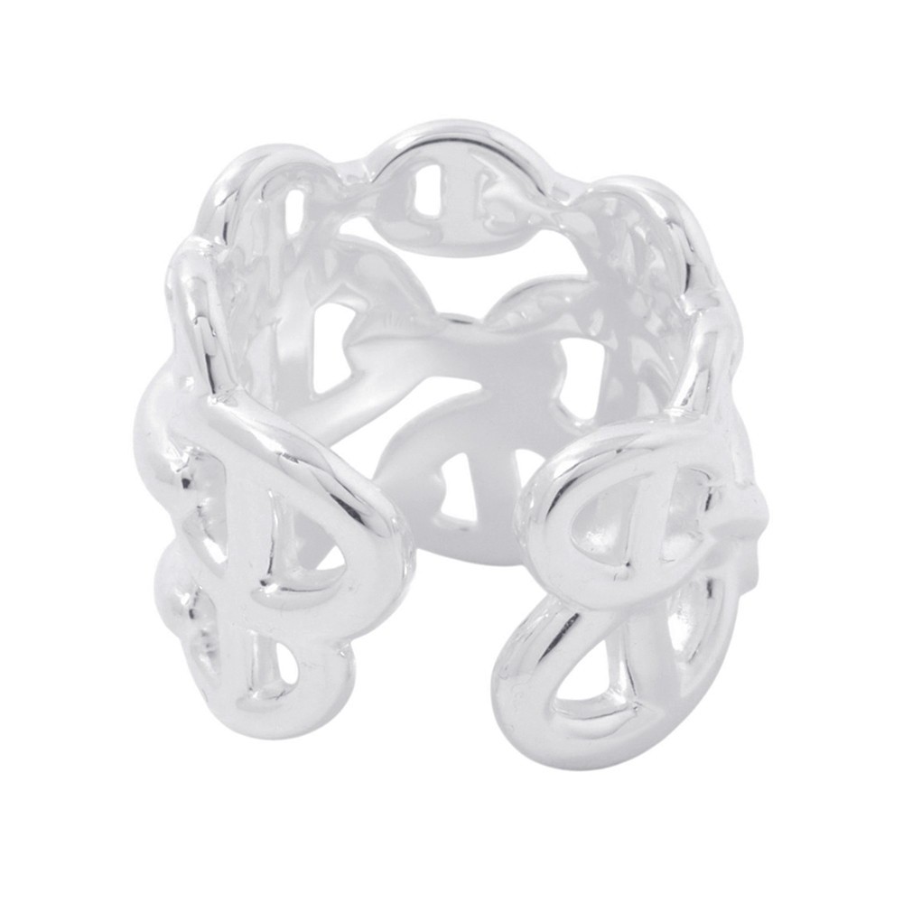 HERMES Chaine d’Ancre Anchene Ring Size GM/51/#11 SV925