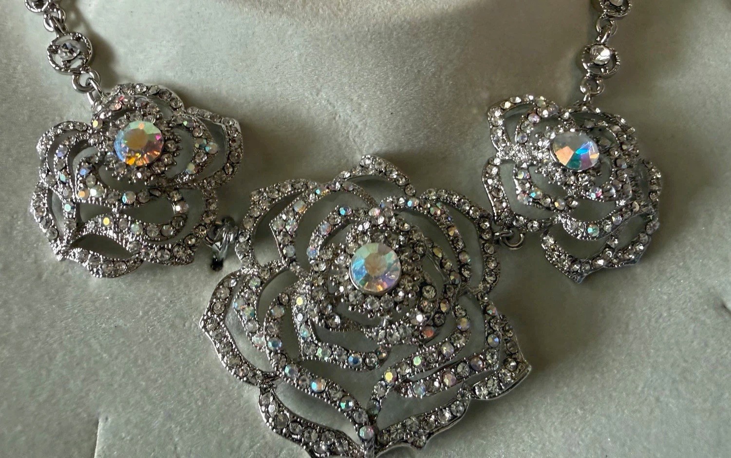 NIP Vintage Statement Jewelry Set By Bijoux World ‘Carol’ Necklace Earrings