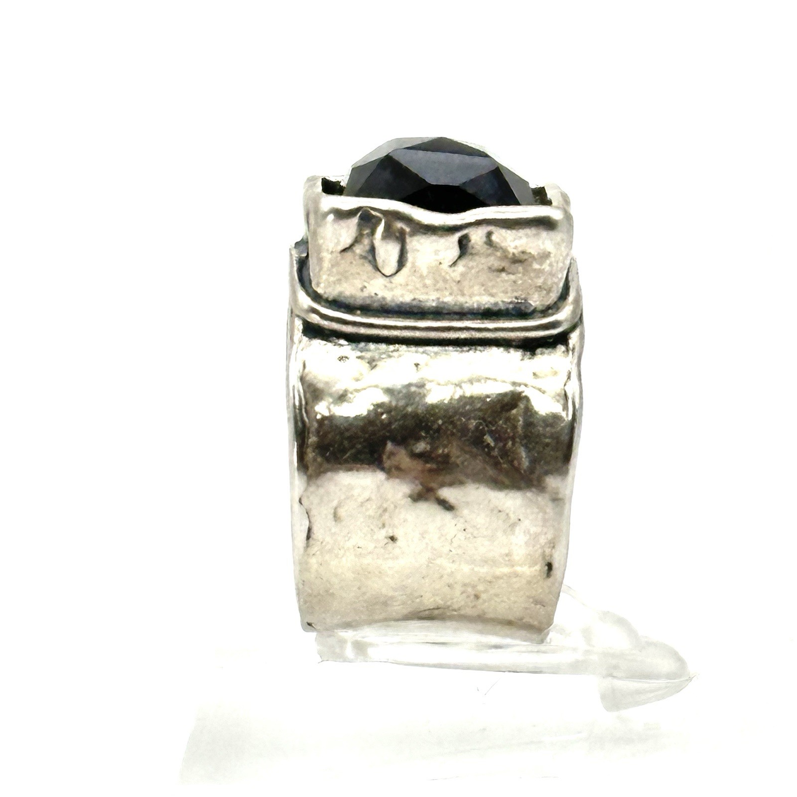 Silpada Retired R1453 Vintage Dusk Til Dawn Silver Smoky Quartz Ring Size 7.75