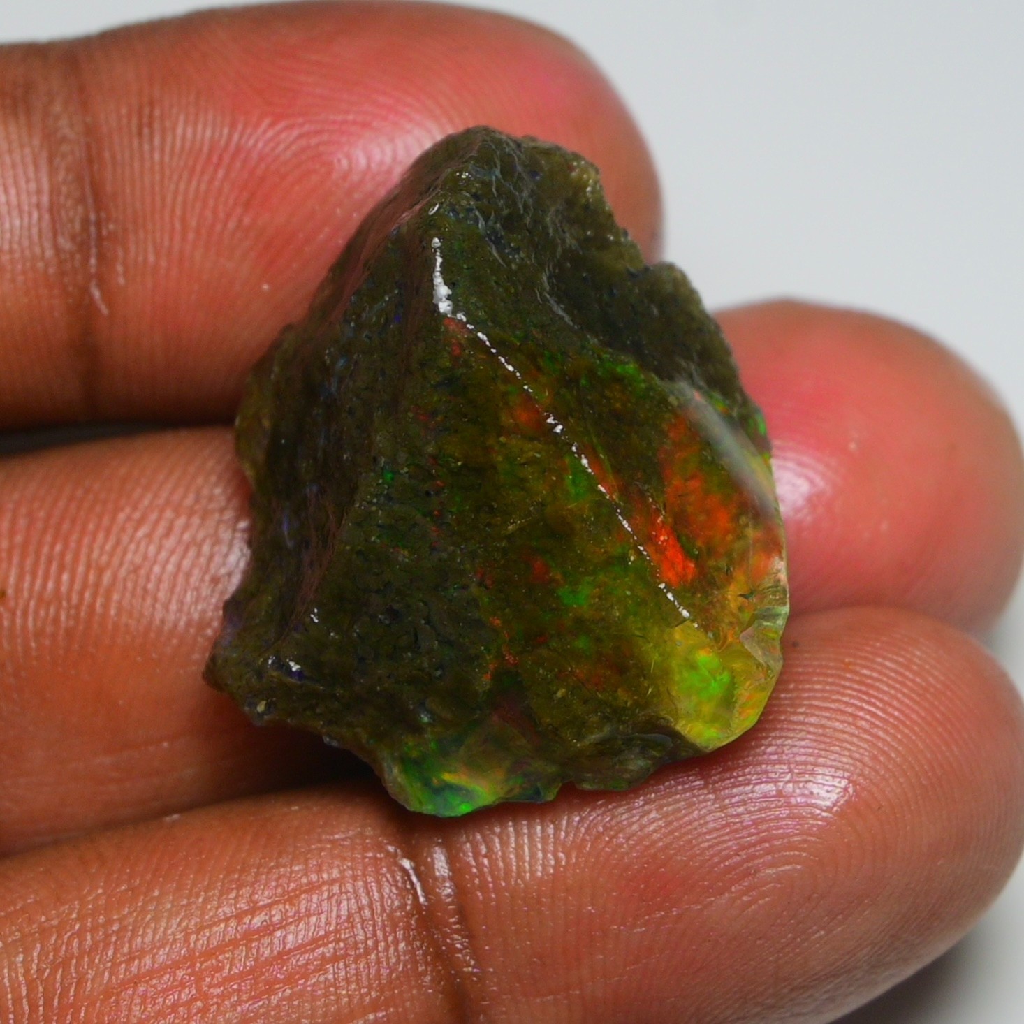 Opal Rough 40.55 Ct Natural Ethiopian Raw, Crystal Opal Specimen, Opal Gemstone