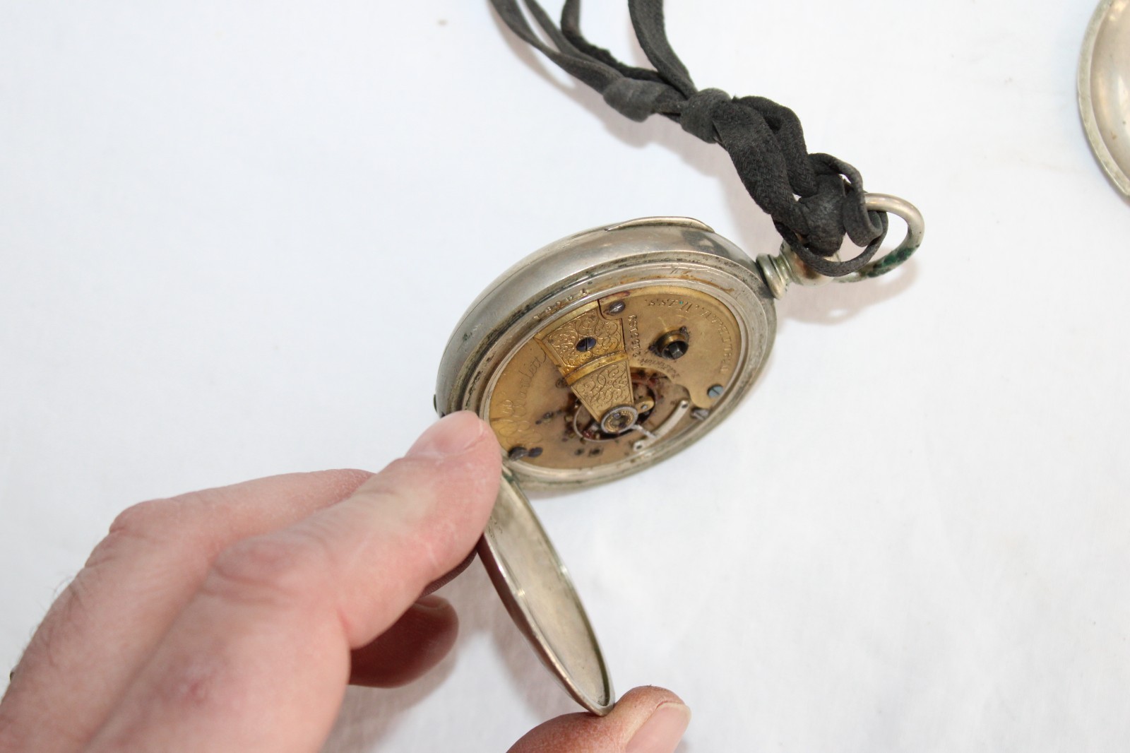 Waltham P.S Bartlett Silveroid Antique Pocket Watch Model 1877 Serial 2155189