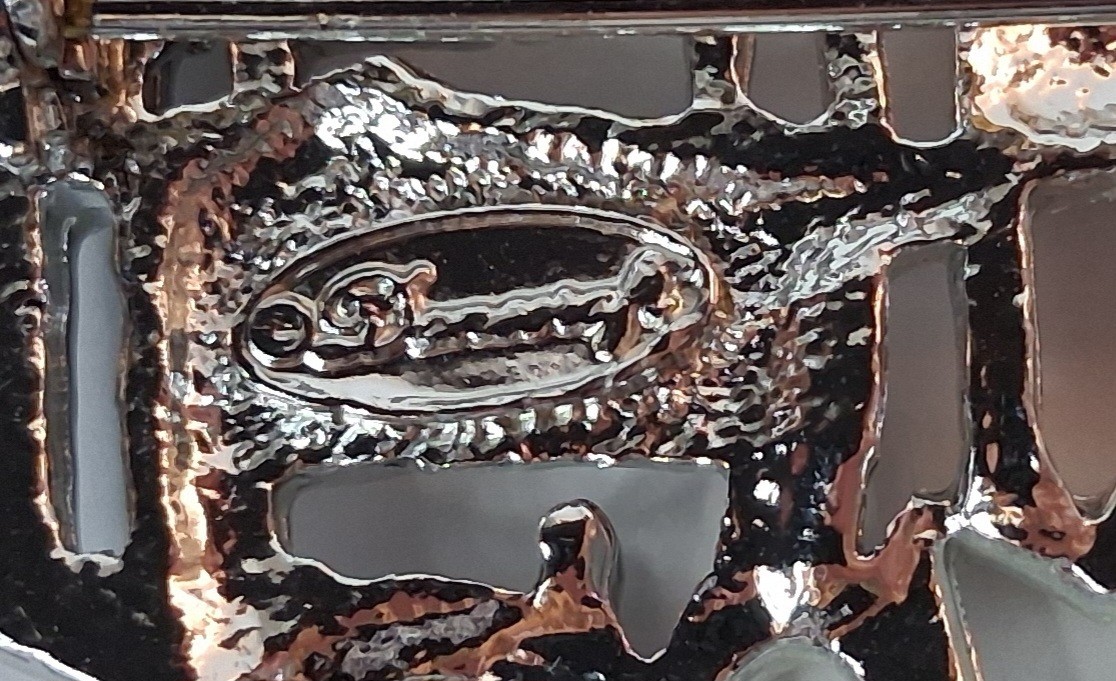 Danecraft Silver Tone California Rodeo Drive Travel Souvenir Brooch Pin 3.75in