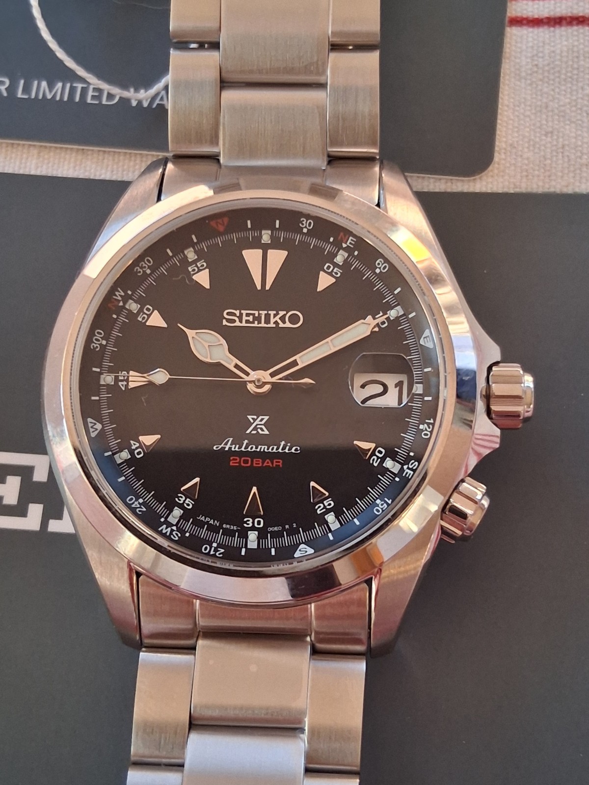 Seiko Men’s Prospex Alpinist Automatic Watch SPB117J1