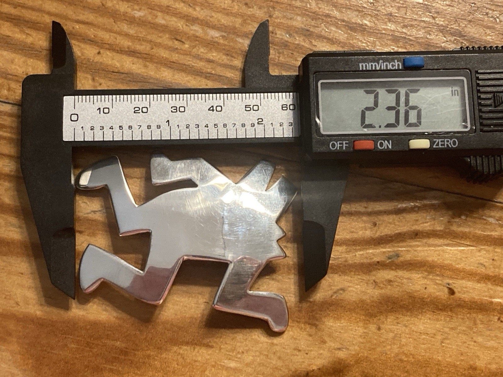 Keith Haring Barking Dog Figure Pin Brooch Sterling Lg 18.3g Vintage RARE🔥🔥