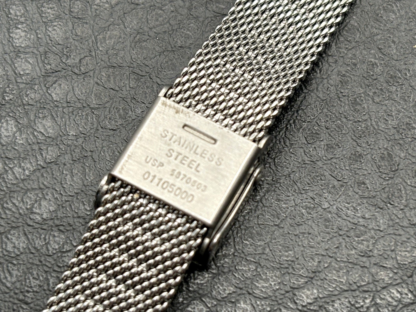 Skagen Anita Stainless Steel Mesh Blue Dial Women’s Watch NEEDS BATTERY