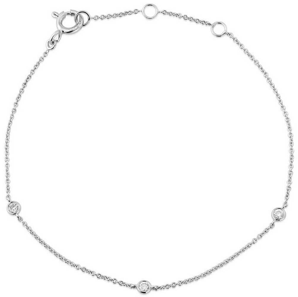 Mark Milton Womens Diamond Bracelet – White Gold