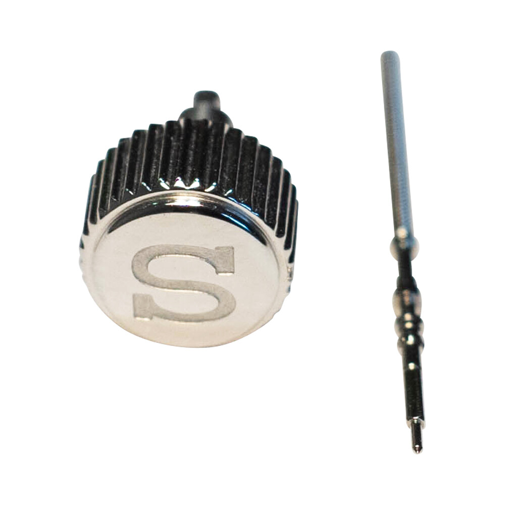 Engraved “S” Crown for Seiko SKX007 SKX009 and NH35 NH36 MOD with STEM