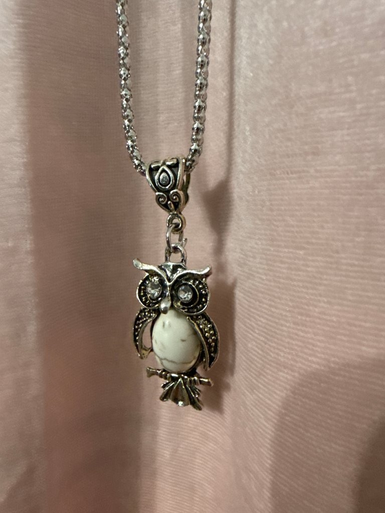 Set of Three Owl Pendant Fashion Necklaces