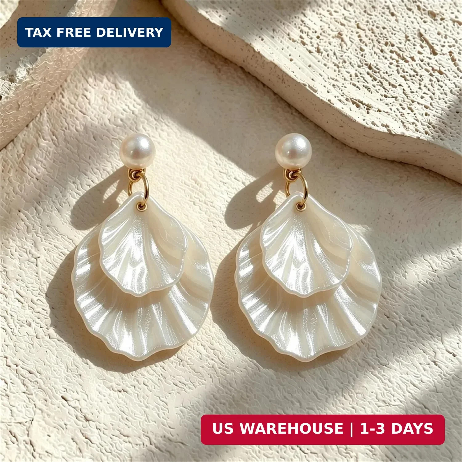 SmileBelle Pearl Earrings for Women, Pearl Jewelry for Women as Gifts | Pearl Da