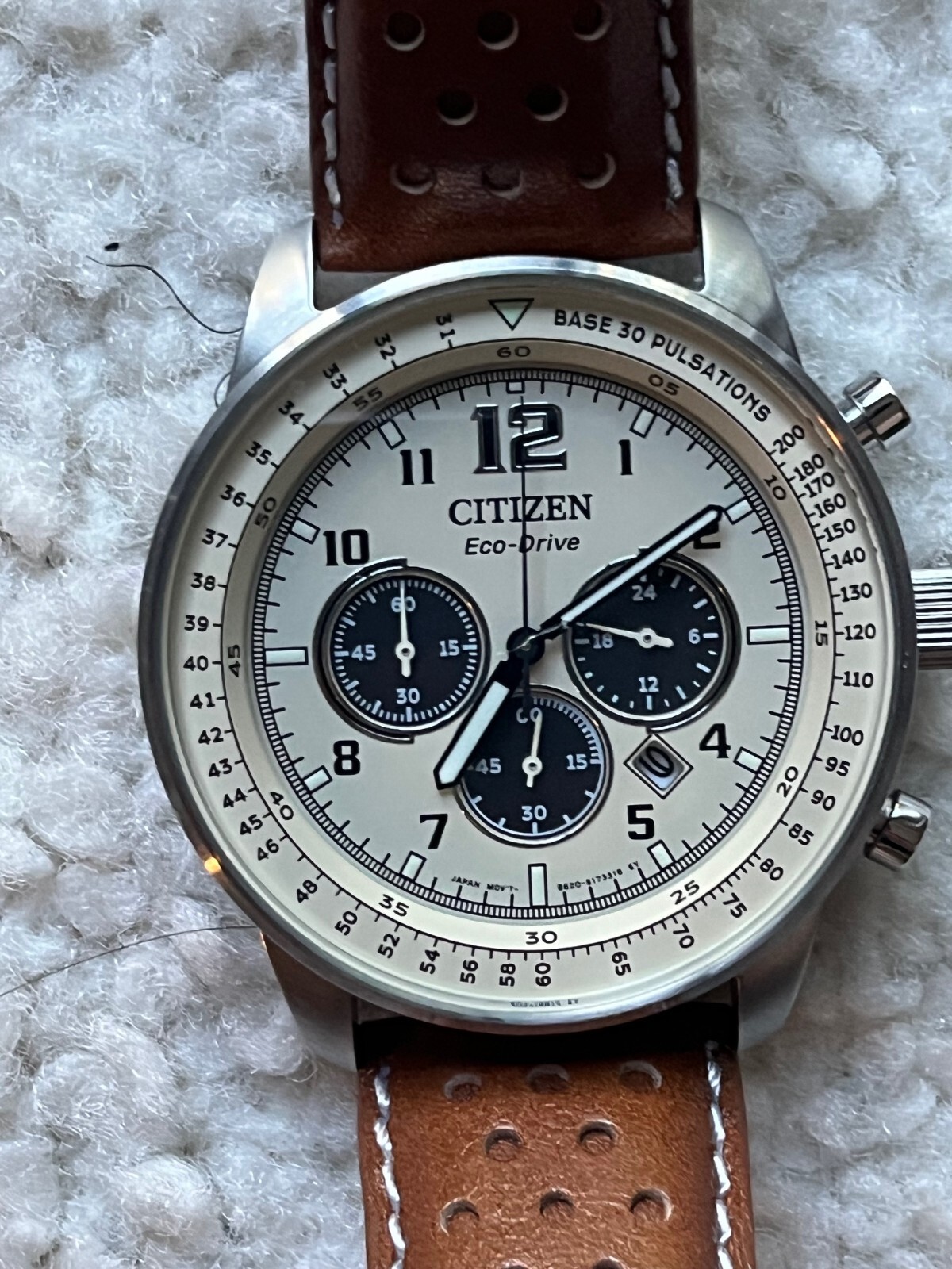 Citizen Men’s CA4500-08X Eco-Drive Chronograph Stainless Steel Watch