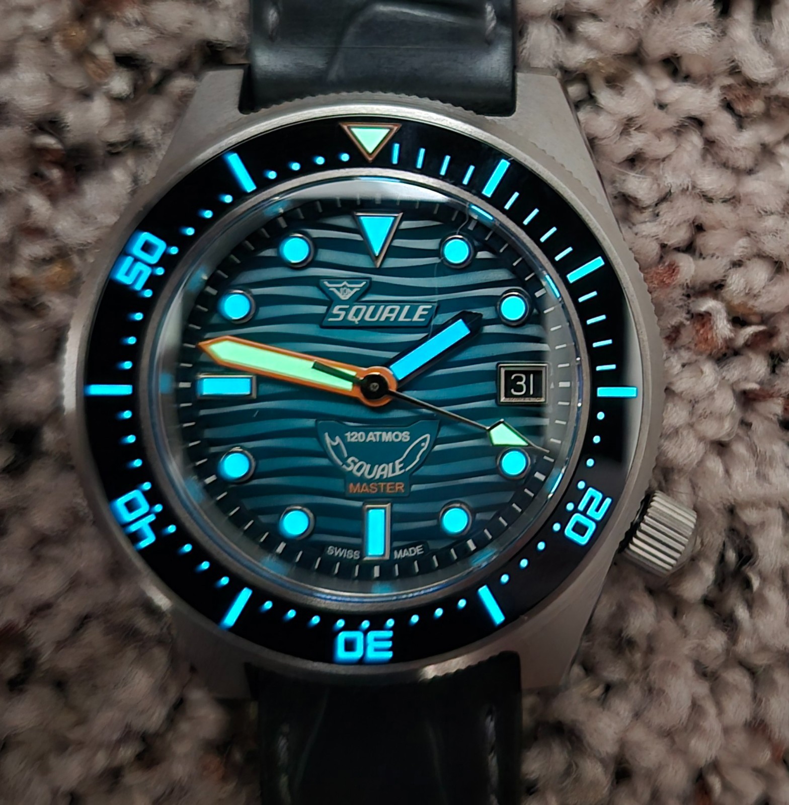Squale Master Grand Vert Titanium Watch MASTIBKGR.RAL