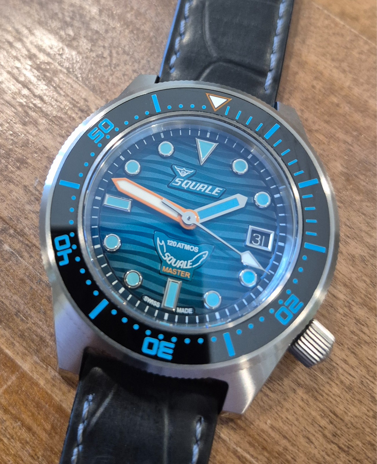 Squale Master Grand Vert Titanium Watch MASTIBKGR.RAL