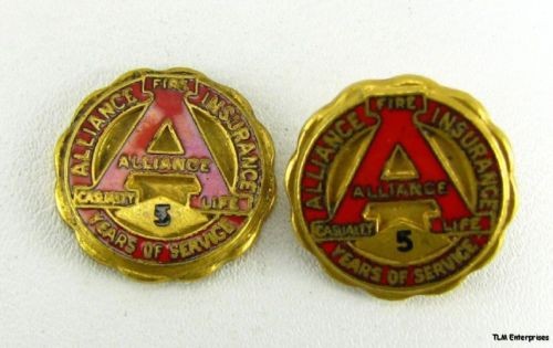 ALLIANCE INSURANCE – 5 Years Company Service 2 PINS