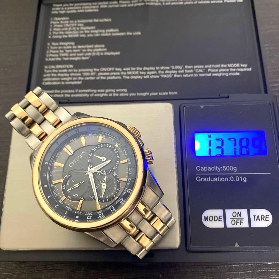 Citizen No.8729 Solar Gold Watch wrist 16cm/6.3in