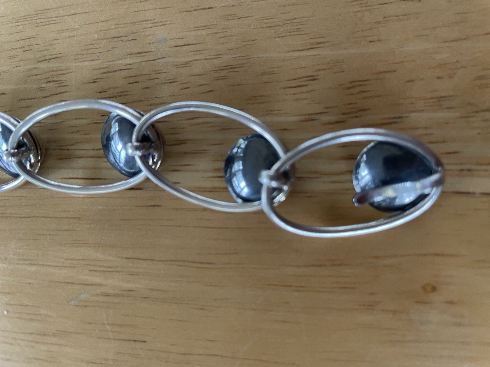 N. E. From Denmark Bernstein Armband Armkette silber 925