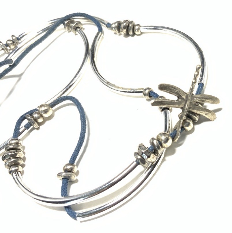Lizzy James Silver Tone Dragonfly Chain Necklace 20-inches LY107