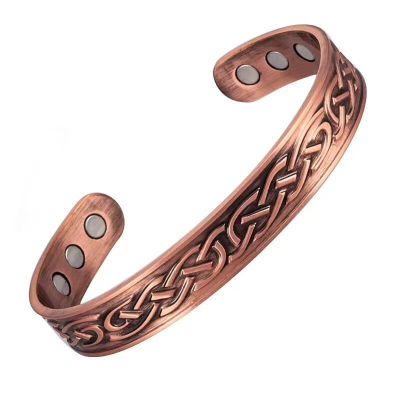 Hand Forged Copper Alloy Bracelet Solid Copper Arthritis Relief Bracelet