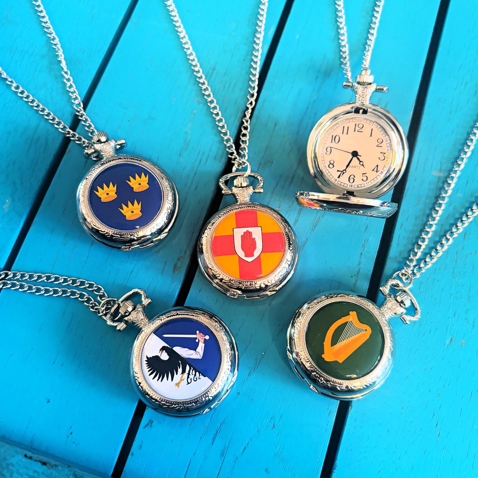 Jamaica Flag Pocket Watch. Jamaican Gift for Him. Patriotic Christmas Gift.