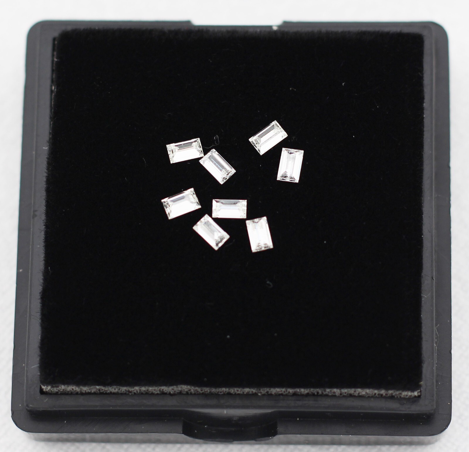 Natural 0.36ct Baguette Cut Loose Diamond Lot of 8