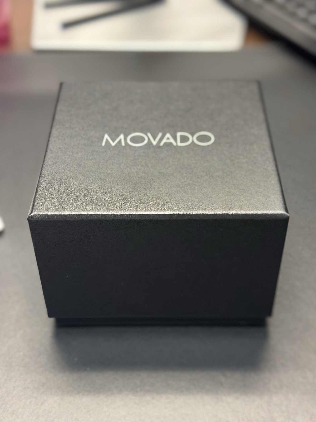 Movado Classic Museum Men’s Black Dial Swiss Quartz Watch – 2100014
