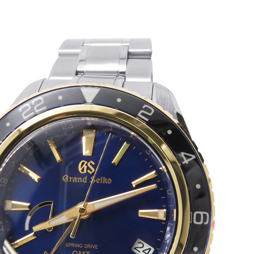 SEIKO Grand Seiko Sports Collection GMT Spring Drive 44mm Steel 18K Yellow G…