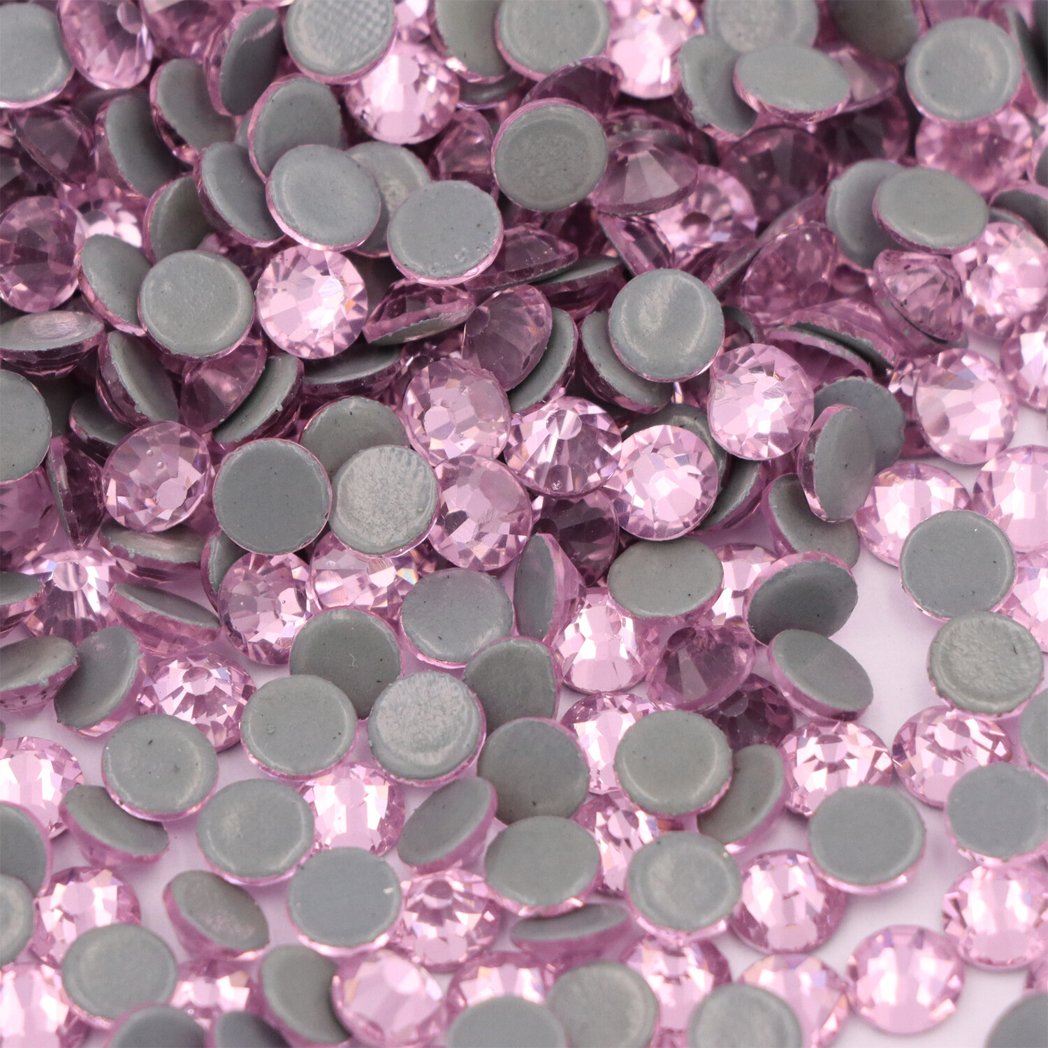 Crystal AB Hot Fix Rhinestone Glitter Strass Iron On Stones For Fabric Garment