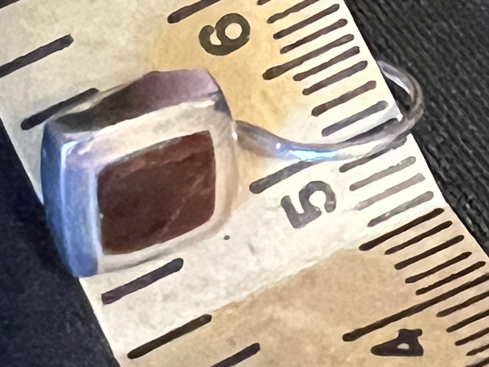 Silver 925 Earrings with Natrual Stone Vintage 70’s style