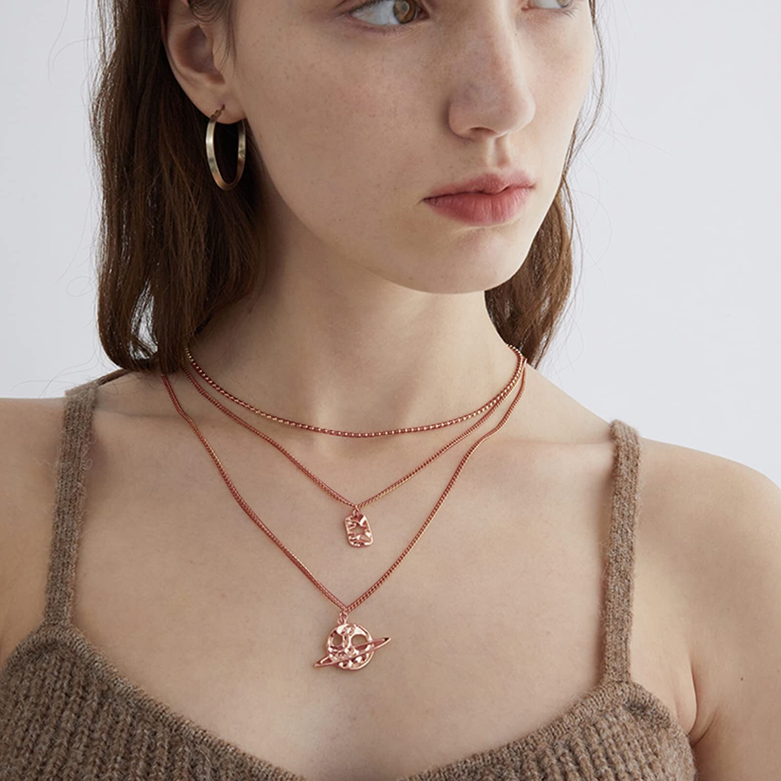 24Pack Antique Red Copper Cable Chain Necklace Chain Necklace Twisted Link Chain
