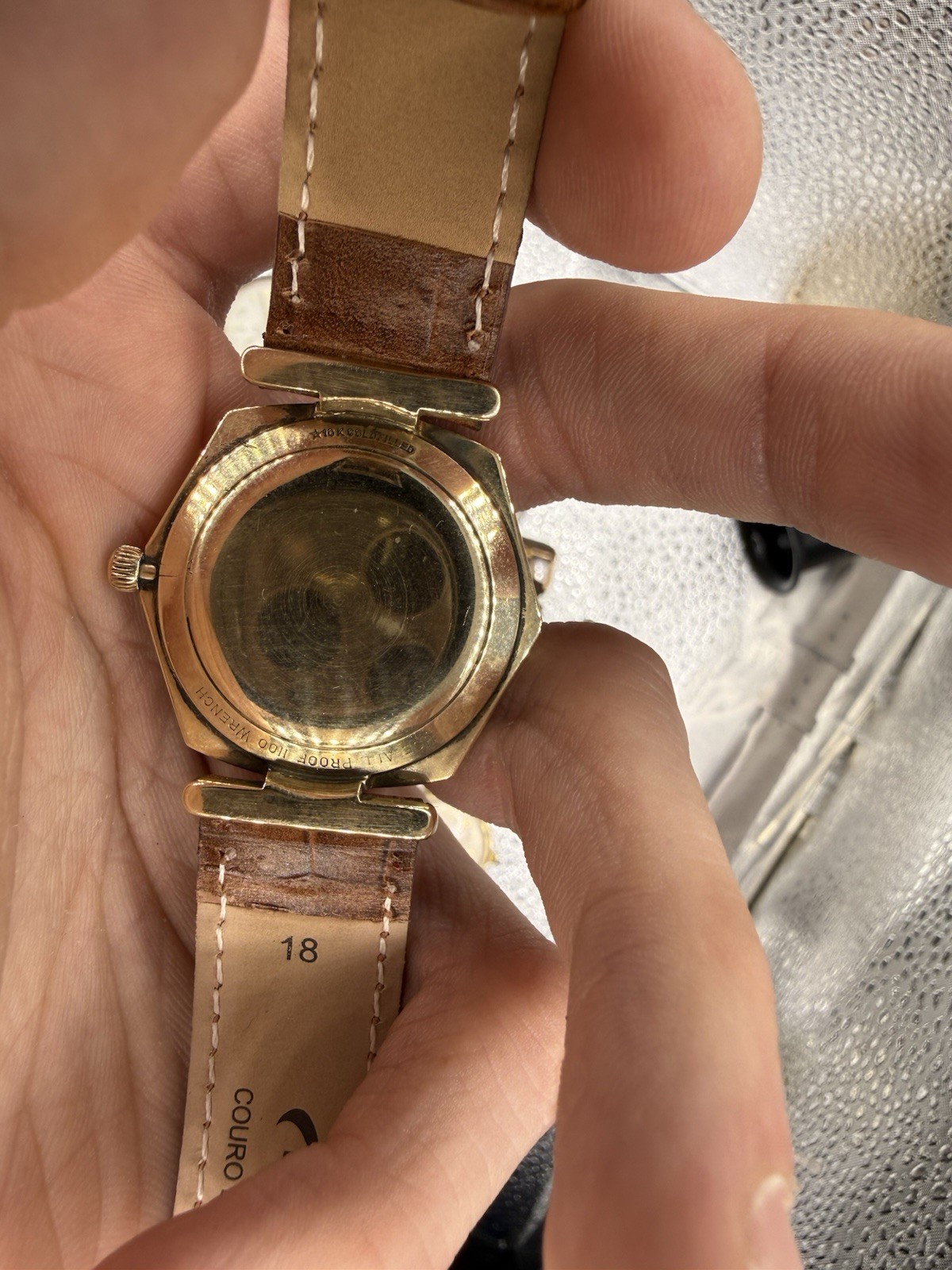Longines Hexagon Swiss Made Vintage Manual Wind Gold Plated Silver Dial
