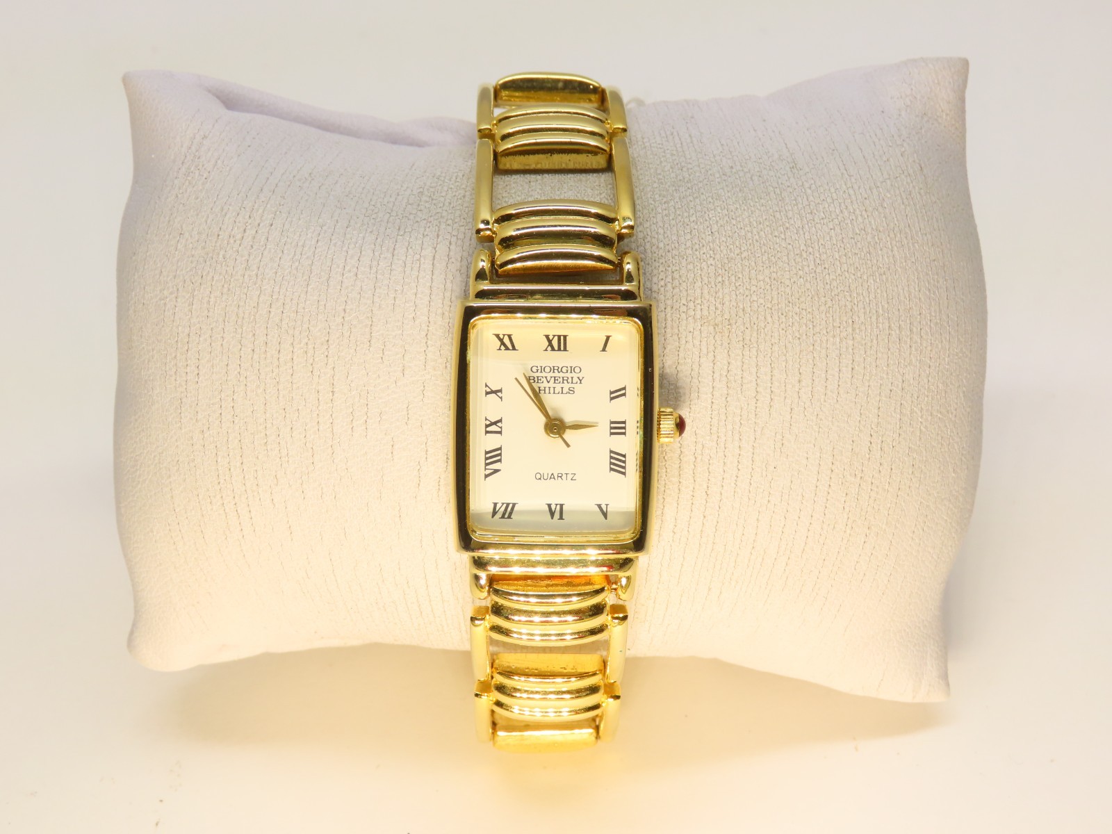 Giorgio Beverly Hills Watch Tested New Battery Quartz Bezel D6213
