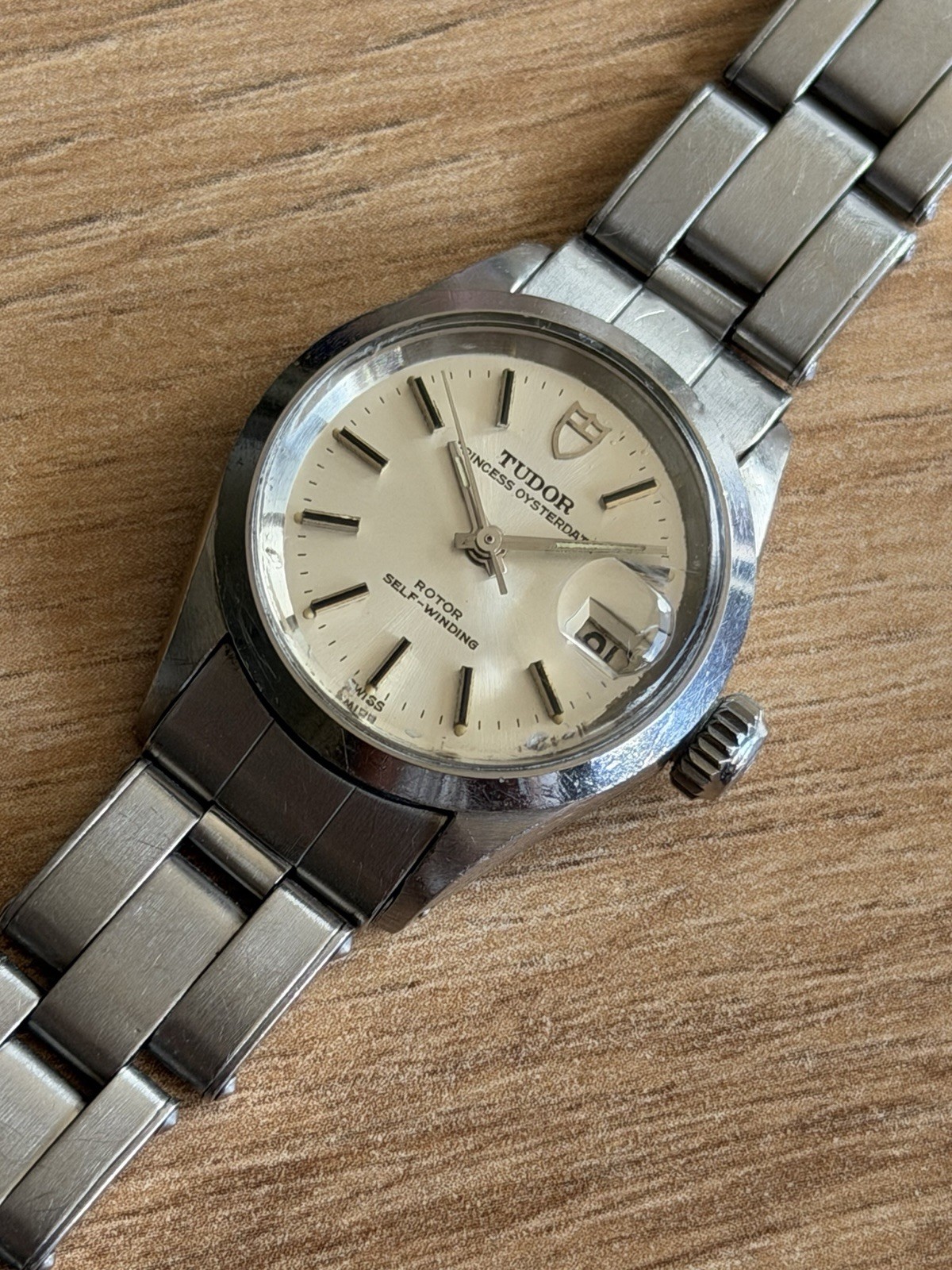 Tudor 7600/0 Princess Steel Original Automatic Preserved Working