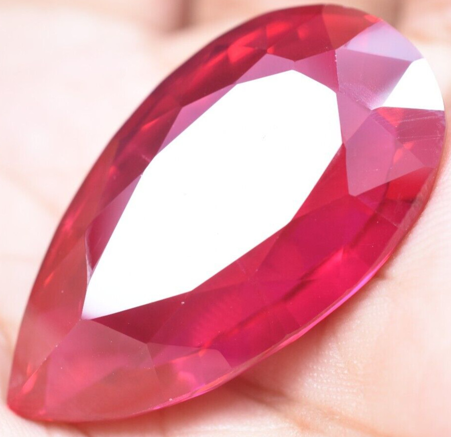 Natural 63.30 Ct Mogok Pink Huge Ruby Sparkling GGL Certified Treated Gemstone