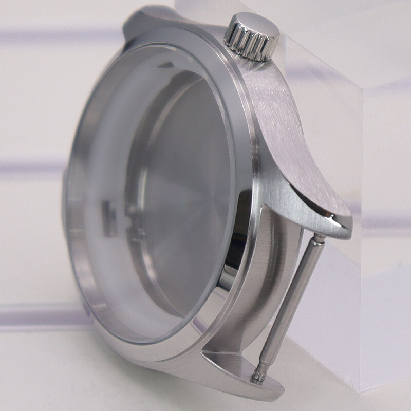 diver Brushed 40mm Seiko Aviator Watch Cases Stainless Steel For nh34 nh35 nh36