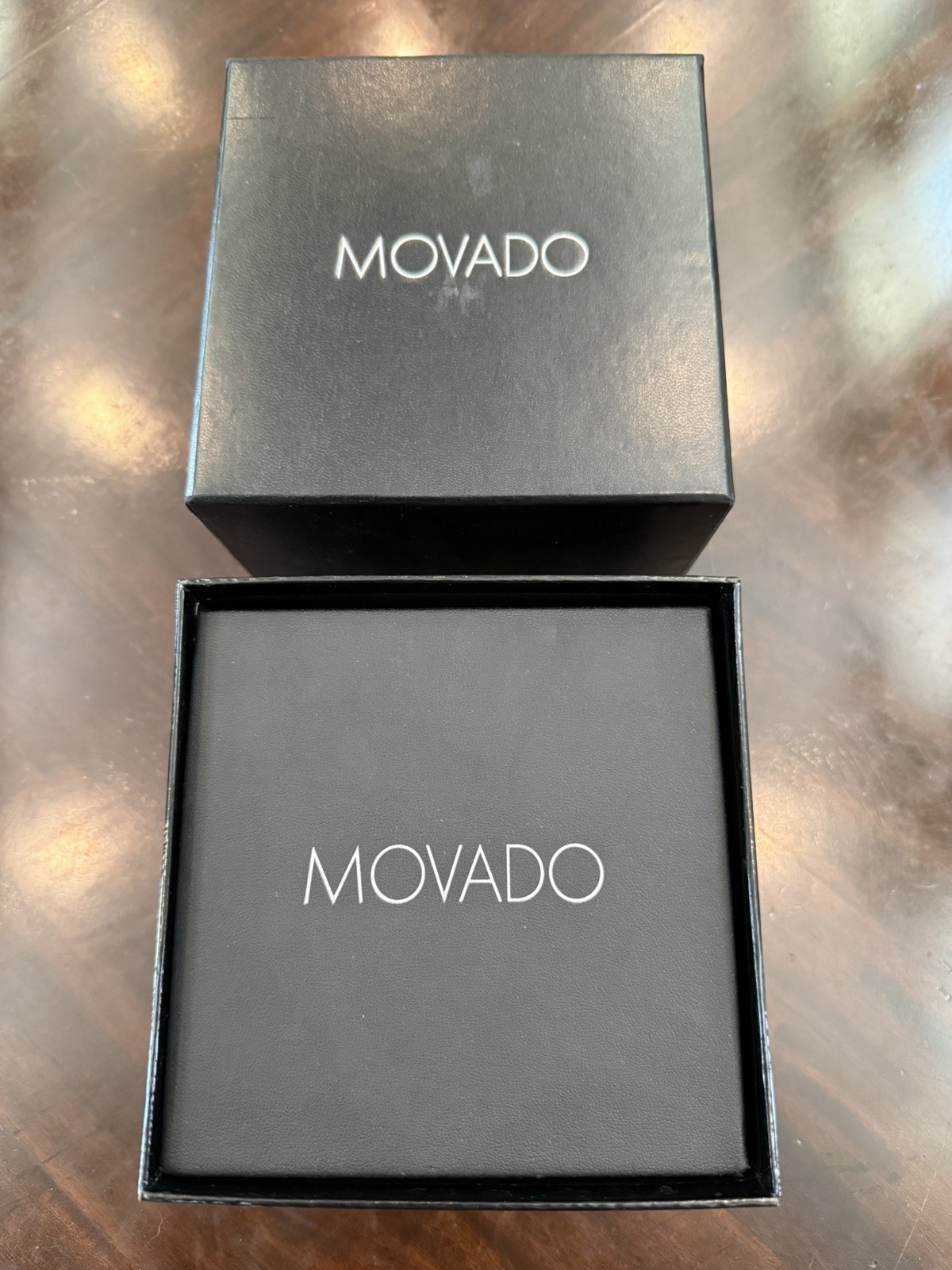 Movado 84 A1 1830 S Women’s Swiss Black Museum Diamond Bangle Watch in Box